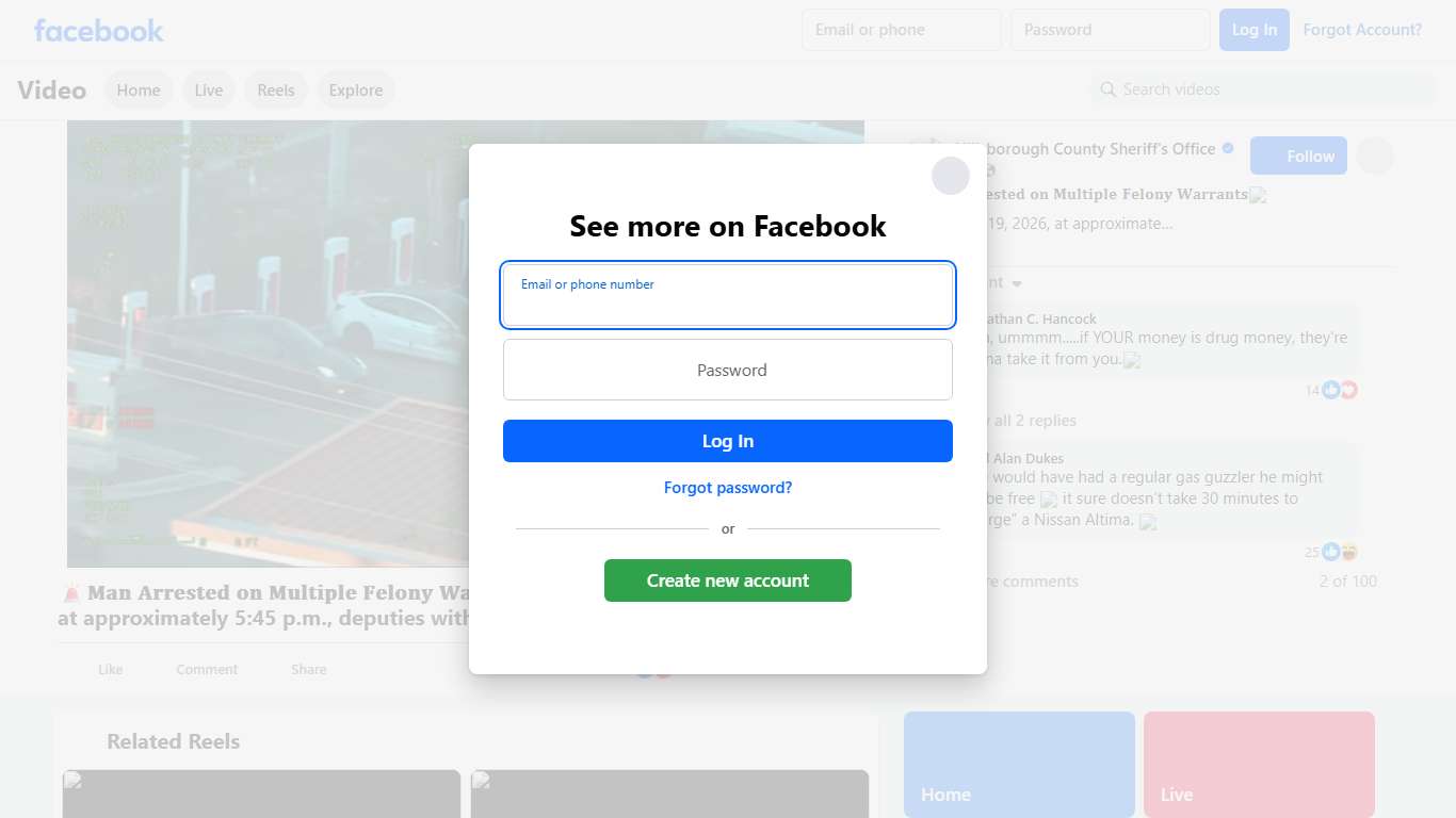 🚨𝐌𝐚𝐧 𝐀𝐫𝐫𝐞𝐬𝐭𝐞𝐝 𝐨𝐧 𝐌𝐮𝐥𝐭𝐢𝐩𝐥𝐞 𝐅𝐞𝐥𝐨𝐧𝐲 𝐖𝐚𝐫𝐫𝐚𝐧𝐭𝐬🚨 On January 19, 2026, at approximately 5:45 p.m., deputies with #teamHCSO, with assistance from our Aviation Unit, arrested Jaureecio Thornton, 26, in connection with multiple felony warrants. Thornton was seen inside a Tesla at a charging station at a Wawa on East Hillsborough Avenue. Deputies searched the vehicle, where they located a handgun with multiple rounds of ammunition, marijuana, oxycodone, and multiple credit/debit cards belonging to other in